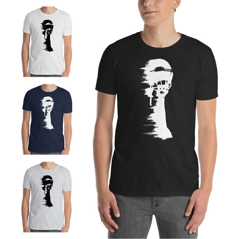 American Sports American Football Fanshirt, T-Shirt Blurred Helmet, P7 1 American Sports American Football Fanshirt, T-Shirt Blurred Helmet, P7