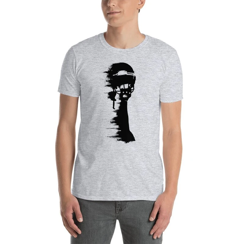 American Sports American Football Fanshirt, T-Shirt Blurred Helmet, P7 5 American Sports American Football Fanshirt, T-Shirt Blurred Helmet, P7 – Bild 5