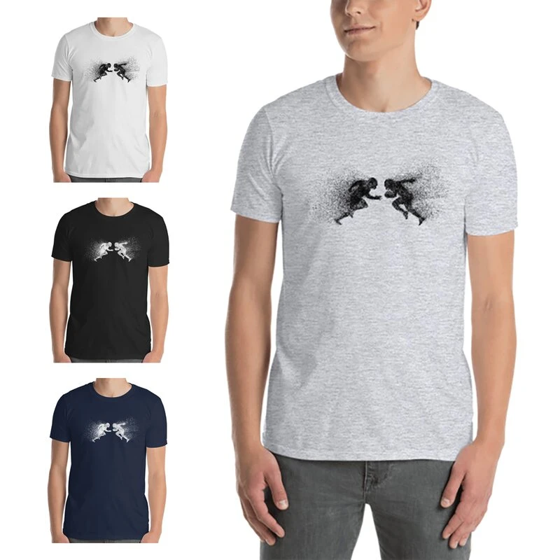 American Sports American Football Fanshirt, T-Shirt Particled Tackle, P2 1 American Sports American Football Fanshirt, T-Shirt Particled Tackle, P2