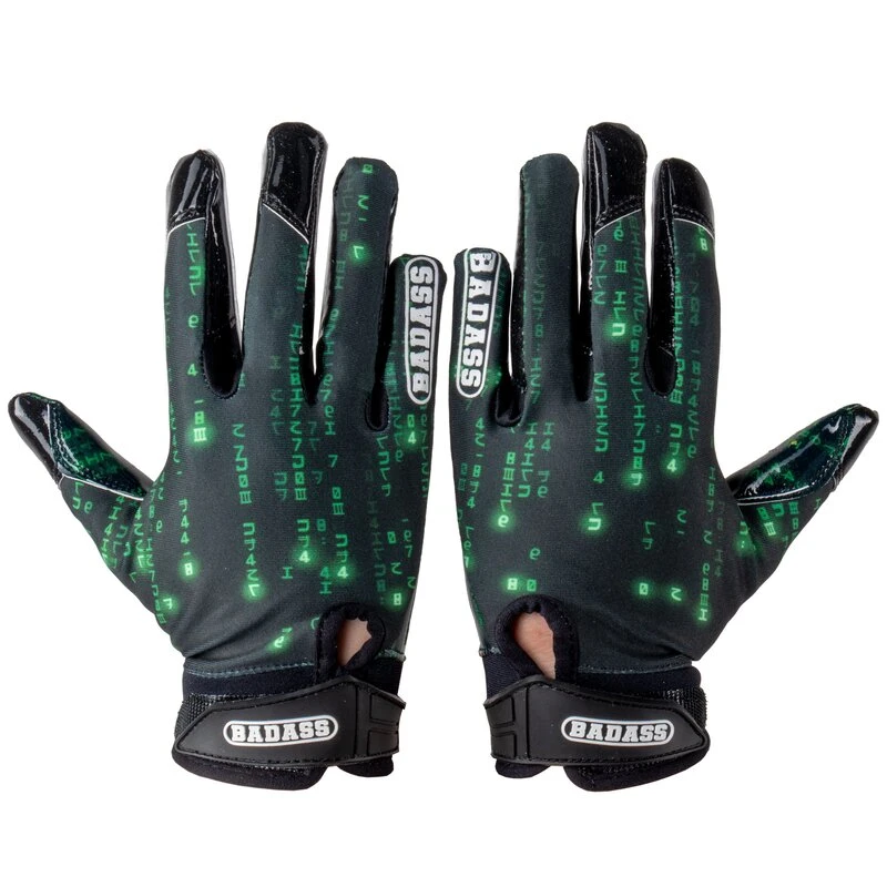 BADASS FOOTBALL BADASS Digital Rain American Football Receiver Handschuhe 2 BADASS FOOTBALL BADASS Digital Rain American Football Receiver Handschuhe – Bild 2