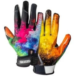BADASS FOOTBALL BADASS Paint Splash American Football Receiver Handschuhe