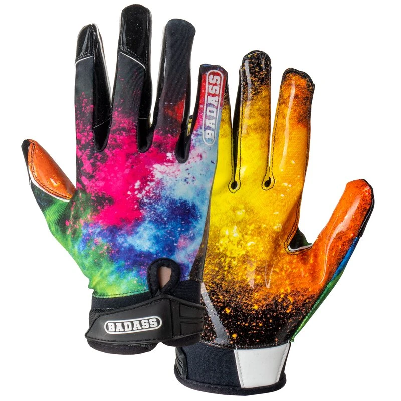 BADASS FOOTBALL BADASS Paint Splash American Football Receiver Handschuhe 1 BADASS FOOTBALL BADASS Paint Splash American Football Receiver Handschuhe