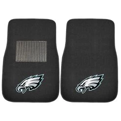 NFL.com Besticktes NFL Autofußmattenset, NFL Carcarp - Team Philadelphia Eagles
