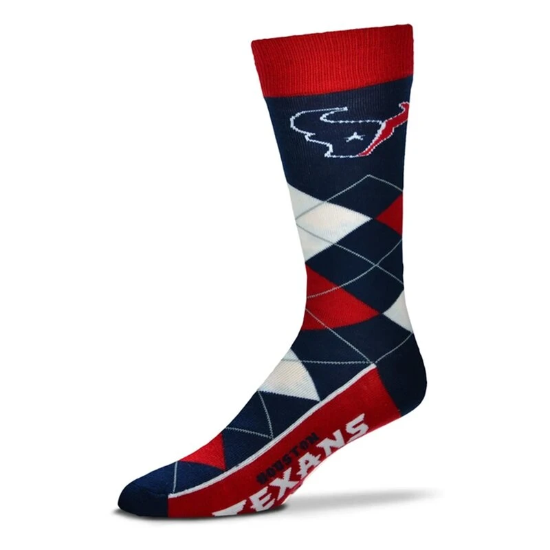 For Bare Feet NFL Houston Texans Socken Argyle Lineup 1 For Bare Feet NFL Houston Texans Socken Argyle Lineup