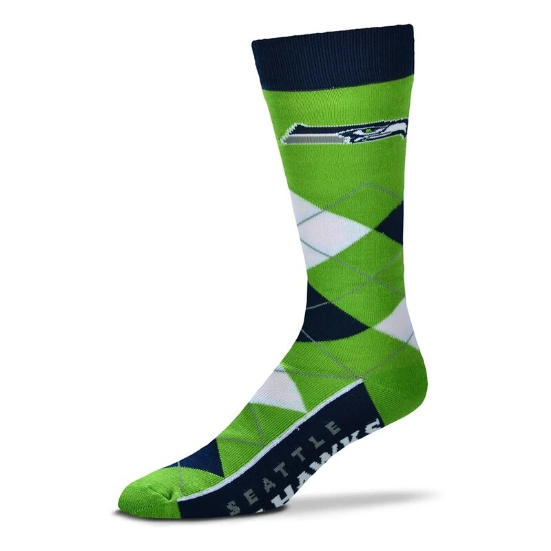 For Bare Feet NFL Seattle Seahawks Socken Argyle Lineup 1 For Bare Feet NFL Seattle Seahawks Socken Argyle Lineup