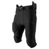Full Force Wear "All In One" Integrated Pant, 7 Pad Footballhose - Schwarz