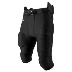 Full Force Wear "All In One" Integrated Pant, 7 Pad Footballhose - Schwarz
