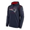 New England Patriots 2021 NFL On-Field Sideline Nike Therma Hoodie - Navy