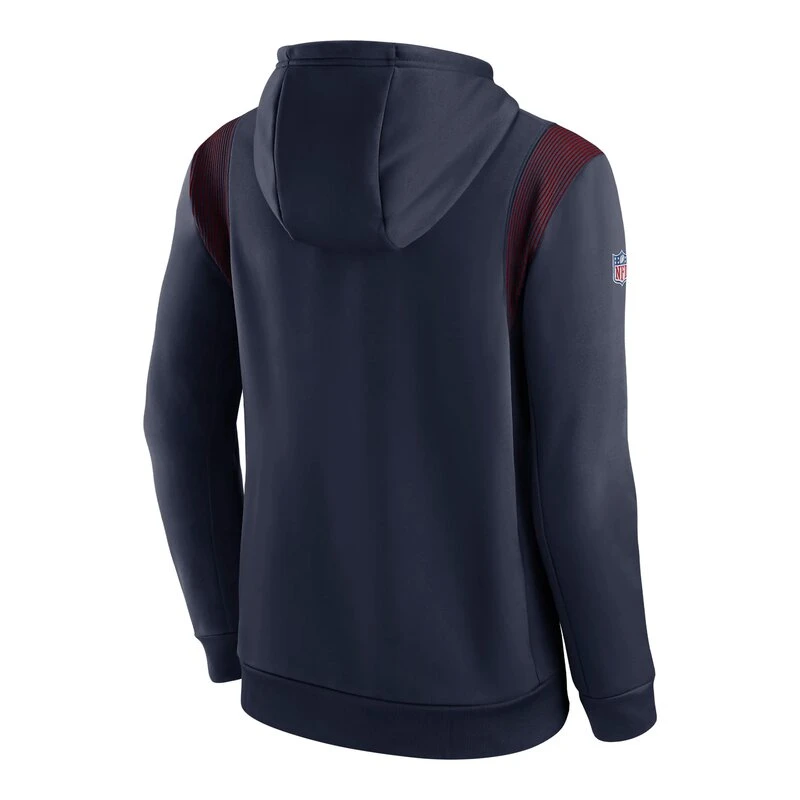 New England Patriots 2021 NFL On-Field Sideline Nike Therma Hoodie - Navy 2 New England Patriots 2021 NFL On-Field Sideline Nike Therma Hoodie - Navy – Bild 2