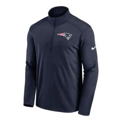 New England Patriots NFL On-Field Sideline Nike Long Sleeve Jacket - Navy