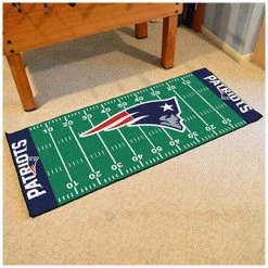 NFL.com NFL American Football Teppich, Fußballplatz Läufer 75 X180 Cm - Team New England Patriots