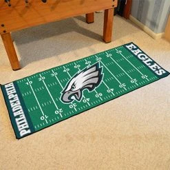 NFL.com NFL American Football Teppich, Fußballplatz Läufer 75 X180 Cm - Team Philadelphia Eagles