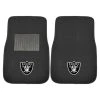 NFL.com NFL Autofußmattenset, NFL Carcarp, Besticktes Logo - Team Las Vegas Raiders