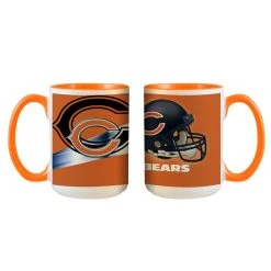 Vertriebsarena NFL Chicago Bears Logo Und Helm Tasse 445ml, Becher