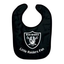 WinCraft NFL Las Vegas Raiders Team Color All Pro Little Fan Baby Lätzchen