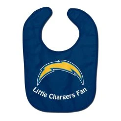 WinCraft NFL Los Angeles Chargers Team Color All Pro Little Fan Baby Lätzchen
