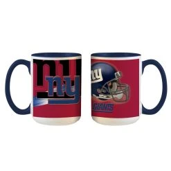 Vertriebsarena NFL New York Giants Logo Und Helm Tasse 445ml, Becher