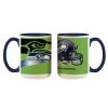 Vertriebsarena NFL Seattle Seahawks Logo Und Helm Tasse 445ml, Becher