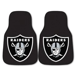 NFL.com NFL Teppich Autofußmattenset, NFL Car Mat Set - Team Las Vegas Raiders
