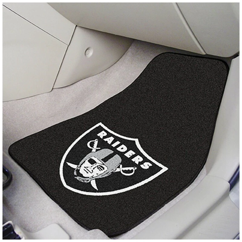 NFL.com NFL Teppich Autofußmattenset, NFL Car Mat Set - Team Las Vegas Raiders 2 NFL.com NFL Teppich Autofußmattenset, NFL Car Mat Set - Team Las Vegas Raiders – Bild 2