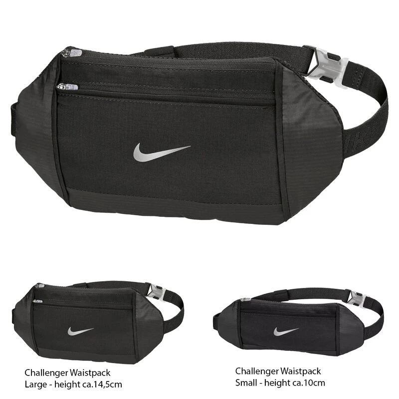 Nike Challenger Waistpack Gürteltasche, Hüfttasche - Schwarz 4 Nike Challenger Waistpack Gürteltasche, Hüfttasche - Schwarz – Bild 4