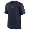 Nike NFL Top Player UV DRI-FIT T-Shirt New England Patriots Navy - Rot