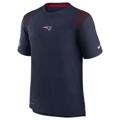 Nike NFL Top Player UV DRI-FIT T-Shirt New England Patriots Navy - Rot