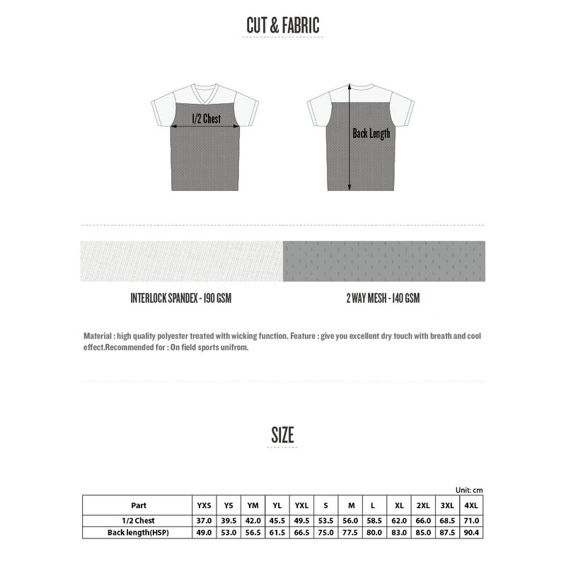 Prostyle Teamwear Prostyle American Football Flag Football Jersey 4 Prostyle Teamwear Prostyle American Football Flag Football Jersey – Bild 4