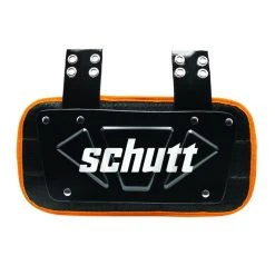 Schutt Neon Varsity Back Plate - Schwarz-neon Orange
