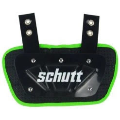 Schutt Youth Back Plate - Schwarz-neon Grün