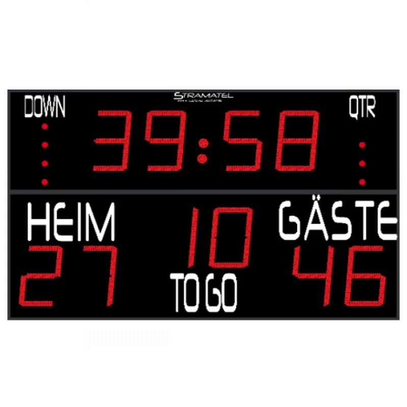 Stramatel Elektronische Anzeigetafel American Football Groß 1 Stramatel Elektronische Anzeigetafel American Football Groß