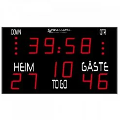 Stramatel Elektronische Anzeigetafel American Football Klein