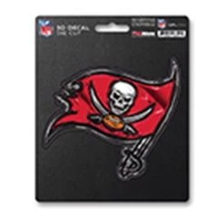 NFL.com Tampa Bay Buccaneers NFL 3D Logo Aufkleber, 3D Sticker, 3D Decal