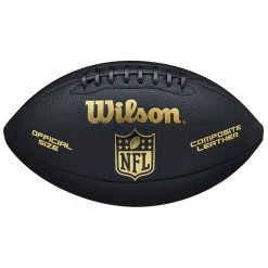 Wilson 1709XB Composite Football Official Size, Größe 9 - Schwarz