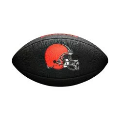 Wilson NFL Cleveland Browns Logo Mini Football Schwarz