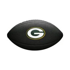 Wilson NFL Green Bay Packers Logo Mini Football Schwarz