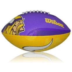 Wilson NFL Junior Minnesota Vikings Logo Football