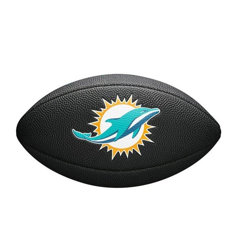 Wilson NFL Miami Dolphins Mini Football - Schwarz 2 Wilson NFL Miami Dolphins Mini Football - Schwarz – Bild 2