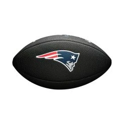 Wilson NFL New England Patriots Logo Mini Football Schwarz
