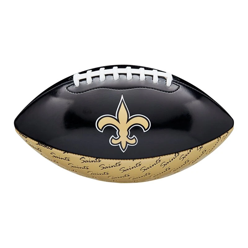 Wilson NFL Peewee Football Team Logo New Orleans Saints 1 Wilson NFL Peewee Football Team Logo New Orleans Saints