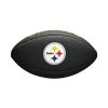 Wilson NFL Pittsburgh Steelers Logo Mini Football Schwarz