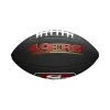 Wilson NFL San Francisco 49ers Logo Mini Football Schwarz