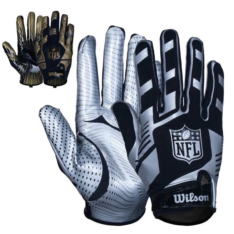 Wilson NFL Stretch Fit American Football Receiver Handschuhe 1 Wilson NFL Stretch Fit American Football Receiver Handschuhe