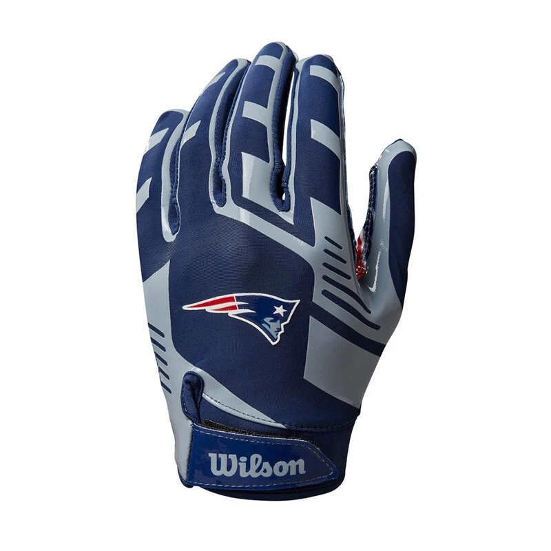 Wilson NFL Stretch Fit Youth Receiver Handschuhe Team New England Patriots 2 Wilson NFL Stretch Fit Youth Receiver Handschuhe Team New England Patriots – Bild 2