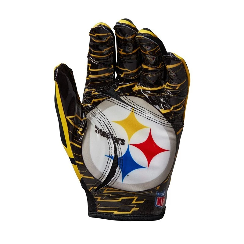 Wilson NFL Stretch Fit Youth Receiver Handschuhe Team Pittsburgh Steelers 3 Wilson NFL Stretch Fit Youth Receiver Handschuhe Team Pittsburgh Steelers – Bild 3
