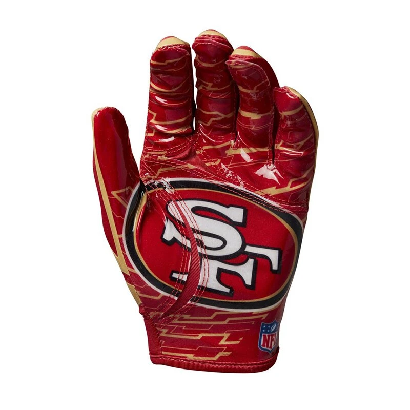 Wilson NFL Stretch Fit Youth Receiver Handschuhe Team San Francisco 49ers 3 Wilson NFL Stretch Fit Youth Receiver Handschuhe Team San Francisco 49ers – Bild 3