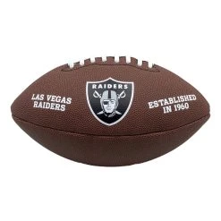 Wilson NFL Team Logo Composite Football Las Vegas Raiders