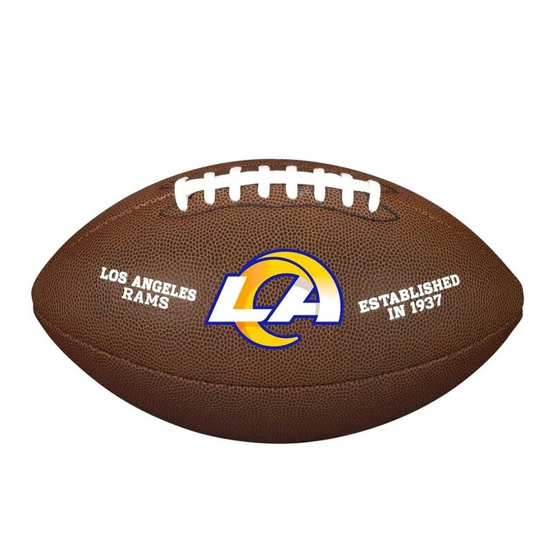 Wilson NFL Team Logo Composite Football Los Angeles Rams 1 Wilson NFL Team Logo Composite Football Los Angeles Rams
