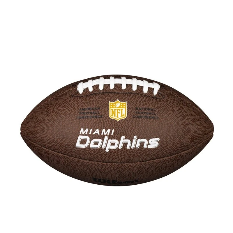 Wilson NFL Team Logo Composite Football Miami Dolphins 2 Wilson NFL Team Logo Composite Football Miami Dolphins – Bild 2