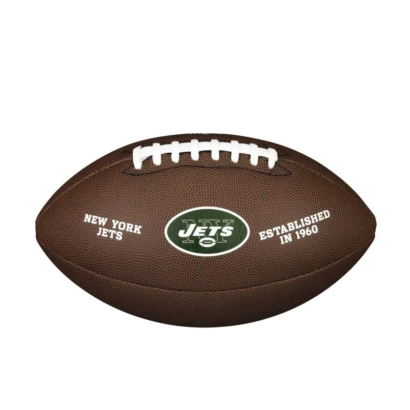 Wilson NFL Team Logo Composite Football New York Jets 1 Wilson NFL Team Logo Composite Football New York Jets